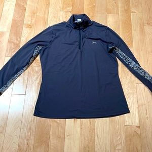 RJ Classics sun shirt. Gray XL 1/4 zip